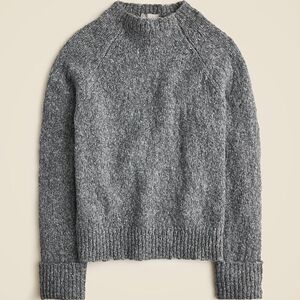 J. Crew Gray Cuffed Mockneck Sweater Size XXS